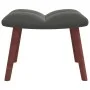 Entspannungssessel mit dunkelgrauem Samthocker von vidaXL, Sessel - Ref: Foro24-328063, Preis: 125,56 €, Rabatt: %