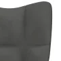 Entspannungssessel mit dunkelgrauem Samthocker von vidaXL, Sessel - Ref: Foro24-328063, Preis: 125,56 €, Rabatt: %