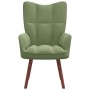 Hellgrüner Relaxsessel aus Samt von vidaXL, Sessel - Ref: Foro24-328054, Preis: 101,83 €, Rabatt: %