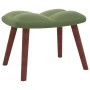 Entspannungssessel mit hellgrünem Samthocker von vidaXL, Sessel - Ref: Foro24-328065, Preis: 128,90 €, Rabatt: %