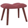 Entspannungssessel mit rosa Samthocker von vidaXL, Sessel - Ref: Foro24-328066, Preis: 153,51 €, Rabatt: %