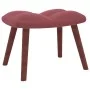 Relaxation armchair with pink velvet stool by vidaXL, Armchairs - Ref: Foro24-328066, Price: 164,64 €, Discount: %