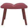 Entspannungssessel mit rosa Samthocker von vidaXL, Sessel - Ref: Foro24-328066, Preis: 153,51 €, Rabatt: %
