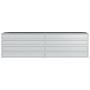 Arriate de acero galvanizado plateado 160x40x45 cm de vidaXL, Maceteros y jardineras - Ref: Foro24-316895, Precio: 40,90 €, D...