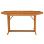 Solid eucalyptus wood garden table 160x85x75 cm by vidaXL, Garden tables - Ref: Foro24-316071, Price: 145,71 €, Discount: %