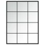 Espejo de pared metal negro 80x60 cm de vidaXL, Espejos - Ref: Foro24-342207, Precio: 81,32 €, Descuento: %