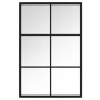Black metal wall mirror 60x40 cm by vidaXL, Mirrors - Ref: Foro24-342205, Price: 50,05 €, Discount: %