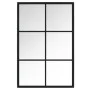 Espejo de pared metal negro 60x40 cm de vidaXL, Espejos - Ref: Foro24-342205, Precio: 50,80 €, Descuento: %