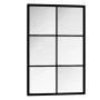 Espejo de pared metal negro 60x40 cm de vidaXL, Espejos - Ref: Foro24-342205, Precio: 50,80 €, Descuento: %