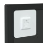 Black metal wall mirror 60x40 cm by vidaXL, Mirrors - Ref: Foro24-342205, Price: 50,05 €, Discount: %