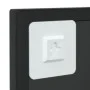 Espejo de pared metal negro 60x40 cm de vidaXL, Espejos - Ref: Foro24-342205, Precio: 50,80 €, Descuento: %