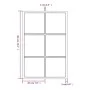 Espejo de pared metal negro 60x40 cm de vidaXL, Espejos - Ref: Foro24-342205, Precio: 50,80 €, Descuento: %