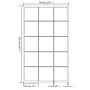 Black metal wall mirror 100x60 cm by vidaXL, Mirrors - Ref: Foro24-342209, Price: 82,16 €, Discount: %