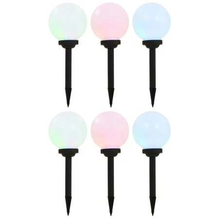 Kugelförmige Solarlampen für den Außenbereich, 6 Stück, RGB-LED, 20 cm von vidaXL, Außenbeleuchtung - Ref: Foro24-277126, Pre...