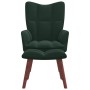 Entspannungssessel mit dunkelgrünem Samthocker von vidaXL, Sessel - Ref: Foro24-328064, Preis: 134,16 €, Rabatt: %