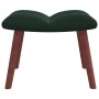 Entspannungssessel mit dunkelgrünem Samthocker von vidaXL, Sessel - Ref: Foro24-328064, Preis: 134,16 €, Rabatt: %