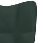 Entspannungssessel mit dunkelgrünem Samthocker von vidaXL, Sessel - Ref: Foro24-328064, Preis: 134,16 €, Rabatt: %