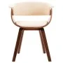 Dining chairs 6 pcs curved wood and cream synthetic leather by vidaXL, dining chairs - Ref: Foro24-278726, Price: 1,00 €, Dis...