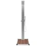 Garden shower with stainless steel and WPC tray by vidaXL, Pool and spa accessories - Ref: Foro24-3051287, Price: 335,74 €, D...