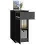 Black plywood desk cabinet 33.5x50x75 cm by vidaXL, Lockers and storage cabinets - Ref: Foro24-811503, Price: 89,56 €, Discou...