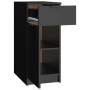 Schreibtischschrank aus schwarzem Sperrholz, 33,5 x 50 x 75 cm von vidaXL, Schließfächer und Lagerschränke - Ref: Foro24-8115...