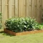 Jardinera acero corten 100x100x26 cm de vidaXL, Maceteros y jardineras - Ref: Foro24-824514, Precio: 44,53 €, Descuento: %