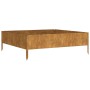 Jardinera acero corten 100x100x33,5 cm de vidaXL, Maceteros y jardineras - Ref: Foro24-824515, Precio: 55,42 €, Descuento: %