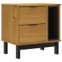 FLAM bedside table solid pine wood 49x35x50 cm by vidaXL, Nightstands - Ref: Foro24-357813, Price: 74,55 €, Discount: %