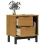 FLAM bedside table solid pine wood 49x35x50 cm by vidaXL, Nightstands - Ref: Foro24-357813, Price: 74,55 €, Discount: %