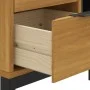 FLAM bedside table solid pine wood 49x35x50 cm by vidaXL, Nightstands - Ref: Foro24-357813, Price: 74,55 €, Discount: %