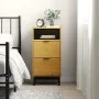 FLAM solid pine wood bedside table 40x35x80 cm by vidaXL, Nightstands - Ref: Foro24-357814, Price: 86,79 €, Discount: %
