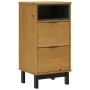 FLAM solid pine wood bedside table 40x35x80 cm by vidaXL, Nightstands - Ref: Foro24-357814, Price: 86,79 €, Discount: %