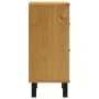 FLAM solid pine wood bedside table 40x35x80 cm by vidaXL, Nightstands - Ref: Foro24-357814, Price: 86,79 €, Discount: %
