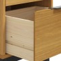 FLAM Nachttisch aus massivem Kiefernholz 40x35x80 cm von vidaXL, Nachttische - Ref: Foro24-357814, Preis: 87,52 €, Rabatt: %
