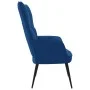 Relaxsessel aus blauem Samt von vidaXL, Sessel - Ref: Foro24-328083, Preis: 96,98 €, Rabatt: %