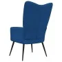 Relaxsessel aus blauem Samt von vidaXL, Sessel - Ref: Foro24-328083, Preis: 96,98 €, Rabatt: %