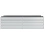 Verzinkter Stahl-Pflanzkübel Silber 160x80x45 cm von vidaXL, Töpfe und Pflanzgefäße - Ref: Foro24-316884, Preis: 52,13 €, Rab...