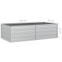 Verzinkter Stahl-Pflanzkübel Silber 160x80x45 cm von vidaXL, Töpfe und Pflanzgefäße - Ref: Foro24-316884, Preis: 52,13 €, Rab...