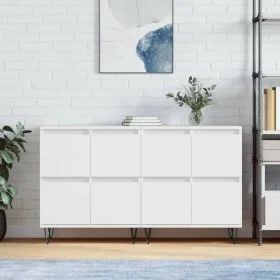 Sideboards 2 pcs white plywood by vidaXL, Sideboards - Ref: Foro24-3190173, Price: 125,61 €, Discount: %