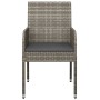 Garden chairs with cushions 2 units gray synthetic rattan by vidaXL, Garden chairs - Ref: Foro24-319886, Price: 89,01 €, Disc...