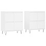 Aparadores 2 uds madera contrachapada blanco de vidaXL, Aparadores - Ref: Foro24-3190173, Precio: 127,04 €, Descuento: %