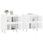 Aparadores 2 uds madera contrachapada blanco de vidaXL, Aparadores - Ref: Foro24-3190173, Precio: 127,04 €, Descuento: %