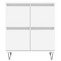 Aparadores 2 uds madera contrachapada blanco de vidaXL, Aparadores - Ref: Foro24-3190173, Precio: 127,04 €, Descuento: %