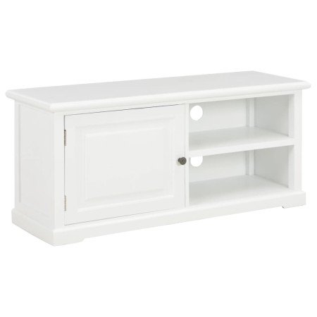 Mueble para TV de madera blanco 90x30x40 cm en Muebles TV | Comprar online en Foro24