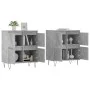 Sideboards 2 Stück betongraues Sperrholz von vidaXL, Sideboards - Ref: Foro24-3190177, Preis: 123,02 €, Rabatt: %