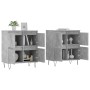 Sideboards 2 Stück betongraues Sperrholz von vidaXL, Sideboards - Ref: Foro24-3190177, Preis: 123,02 €, Rabatt: %