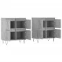 Sideboards 2 Stück betongraues Sperrholz von vidaXL, Sideboards - Ref: Foro24-3190177, Preis: 123,02 €, Rabatt: %