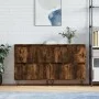 Aparadores 2 uds madera contrachapada roble ahumado by vidaXL, Sideboards - Ref: Foro24-3190178, Price: 128,64 €, Discount: %