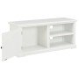 Mueble para TV de madera blanco 90x30x40 cm en Muebles TV | Comprar online en Foro24