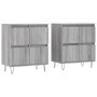 Sideboards 2 Stück Sonoma graues Sperrholz von vidaXL, Sideboards - Ref: Foro24-3190179, Preis: 127,15 €, Rabatt: %